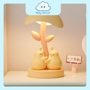 Đèn Thỏ Ôm Hoa